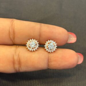Silver mayila stud